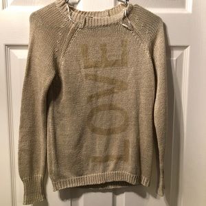 Sparkly, LOVE sweater top